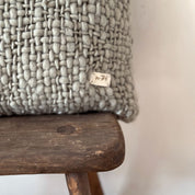 Handwoven Chunky Cushion - WO Wool - S049 Sage Green - Rectangle