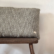 Handwoven Chunky Cushion - WO Wool - S049 Sage Green - Rectangle