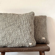 Handwoven Chunky Cushion - WO Wool - S049 Sage Green - Rectangle