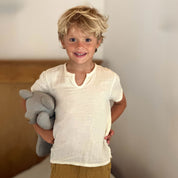 Icaro Shirt - Kids - DS Double Saloo - S000 Natural - n°74 E - Shop - 7400000136538