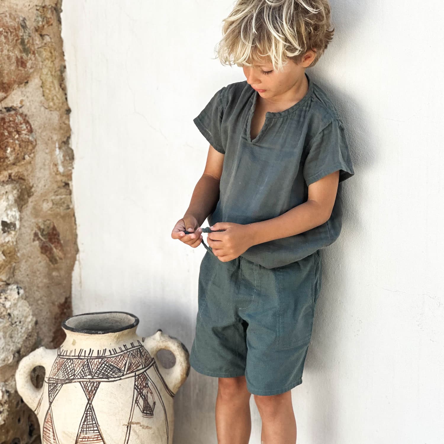 Icaro Shirt - Kids - DS Double Saloo - S032 Ice Blue - n°74 E - Shop - 7400000136546