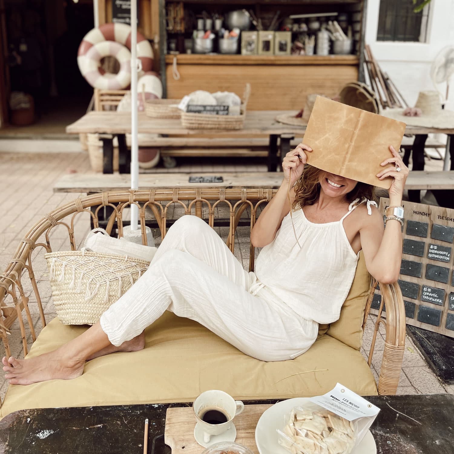 Joe Pants - Women - DS Double Saloo - S000 Natural - n°74 E - Shop - 7400000115262