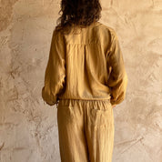 Joe Pants - Women - HS Habotai Silk 40 - S050 Antique Bronze - n°74 E - Shop - 7400000136661