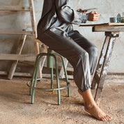 Joe Pants - Women - HS Habotai Silk 40 - S045 Stone Grey