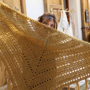 Juliana Crochet Shawl - Women - MO Mohair - S050 Antique Bronze