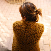 Juliana Crochet Shawl - Women - MO Mohair - S050 Antique Bronze