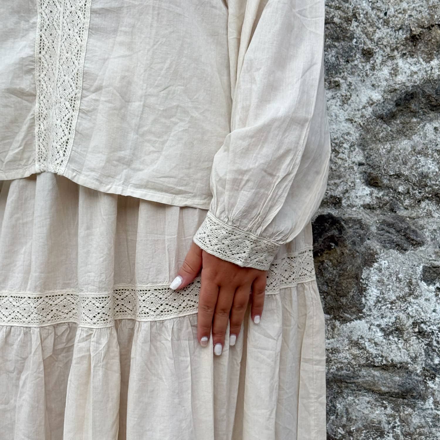 Julieta Shirt - Women - CC Cotton Cambric - S056 Sandy Powder - n°74 E - Shop - 7400000137443