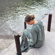 Julieta Shirt - Women - CC Cotton Cambric - S021 Dark Green Grey