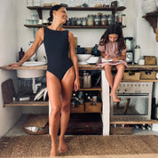 Lara One Piece Swimsuit - Women - SE Sensitive Elastane - S021 Dark Grey - n°74 E - Shop - 7400000137106