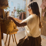 Lea Jumper - Women - MO Mohair - S000 Natural - n°74 E - Shop - 7400000137520