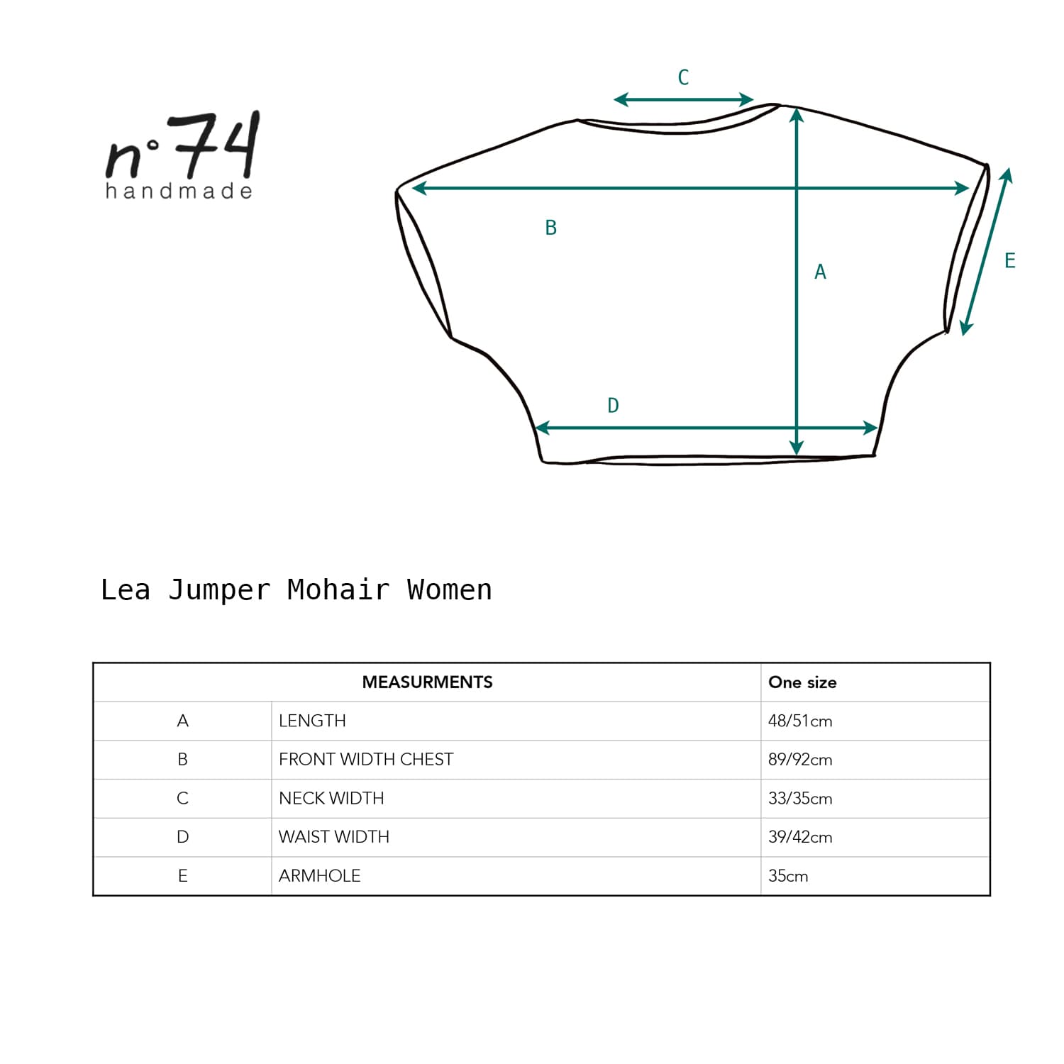 Lea Jumper - Women - MO Mohair - S045 Stone Grey - n°74 E - Shop - 7400000137522