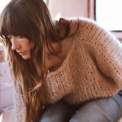 Lea Jumper - Women - MO Mohair - S054 Nude Brown - n°74 E - Shop - 7400000137543