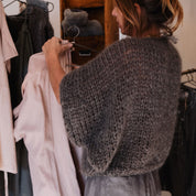 Lea Jumper - Women - MO Mohair - S045 Stone Grey