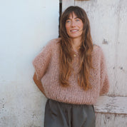 Lea Jumper - Women - MO Mohair - S054 Nude Brown