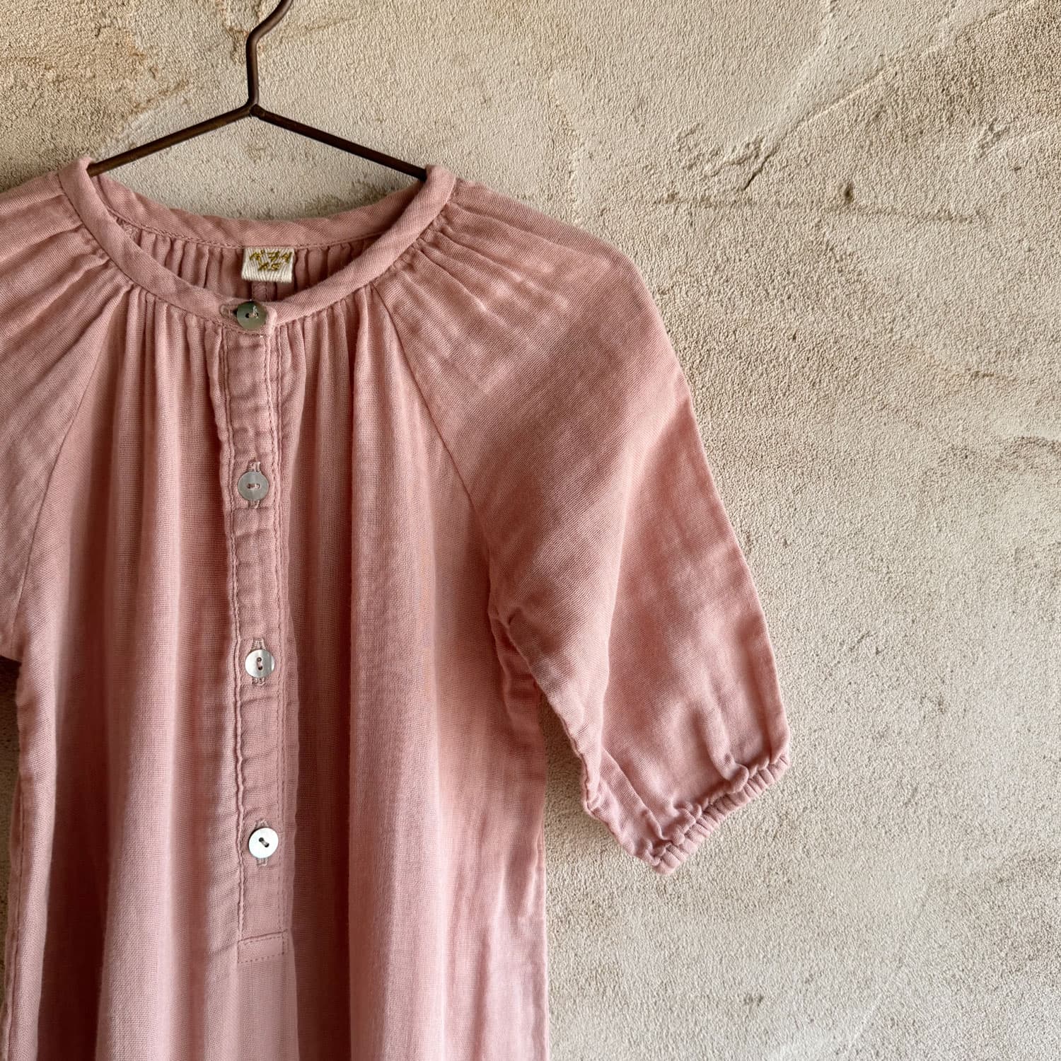 Leni Jumpsuit - Baby - DS Double Saloo - S007 Dusty Pink - n°74 E - Shop - 7400000104495