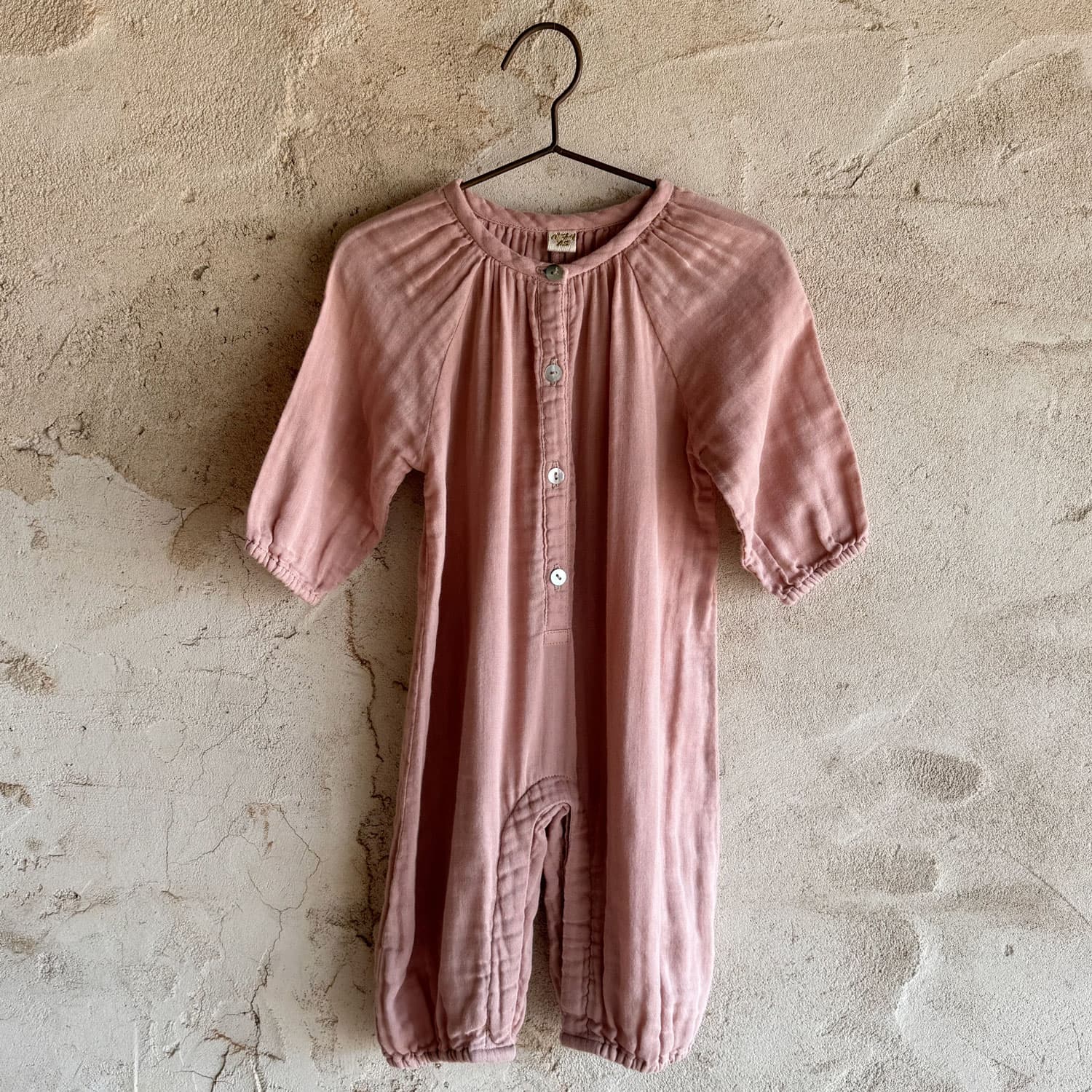 Leni Jumpsuit - Baby - DS Double Saloo - S007 Dusty Pink - n°74 E - Shop - 7400000104495