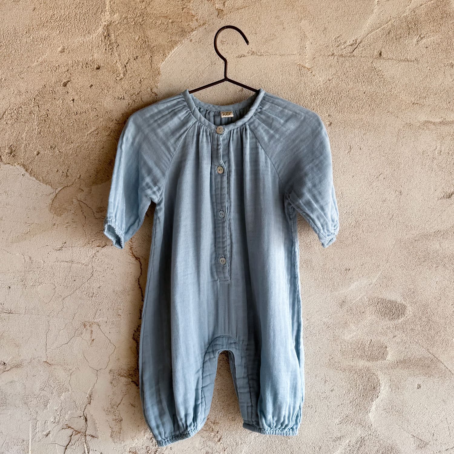 Leni Jumpsuit - Baby - DS Double Saloo - S046 Sweet Blue - n°74 E - Shop - 7400000104617