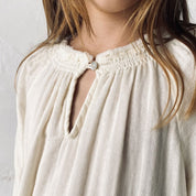 Lina Long Dress - Kids - DS Double Saloo - S000 Natural - n°74 E - Shop - 7400000136788