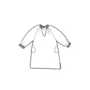 Lina Long Dress - Kids - DS Double Saloo - S000 Natural - n°74 E - Shop - 7400000136788