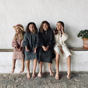 Lina Long Dress - Kids - DS Double Saloo - S007 Dusty Pink - n°74 E - Shop - 7400000136792