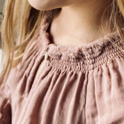 Lina Long Dress - Kids - DS Double Saloo - S007 Dusty Pink - n°74 E - Shop - 7400000136792