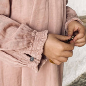 Lina Long Dress - Kids - DS Double Saloo - S007 Dusty Pink - n°74 E - Shop - 7400000136792