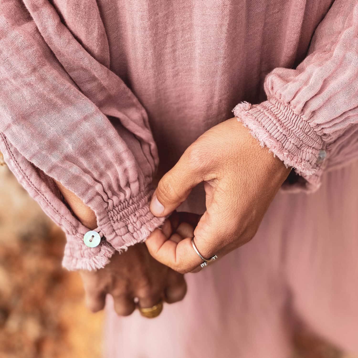 Lina Long Dress - Women - DS Double Saloo - S007 Dusty Pink - n°74 E - Shop - 7400000136802