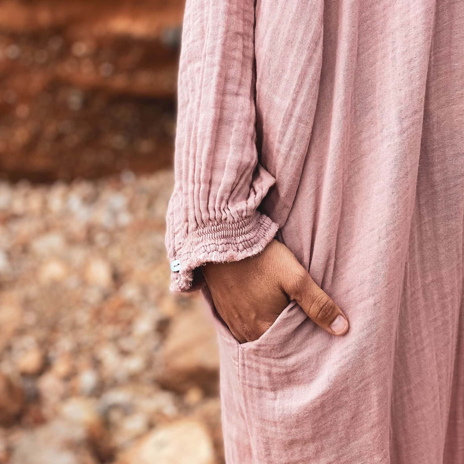 Lina Long Dress - Women - DS Double Saloo - S007 Dusty Pink - n°74 E - Shop - 7400000136802