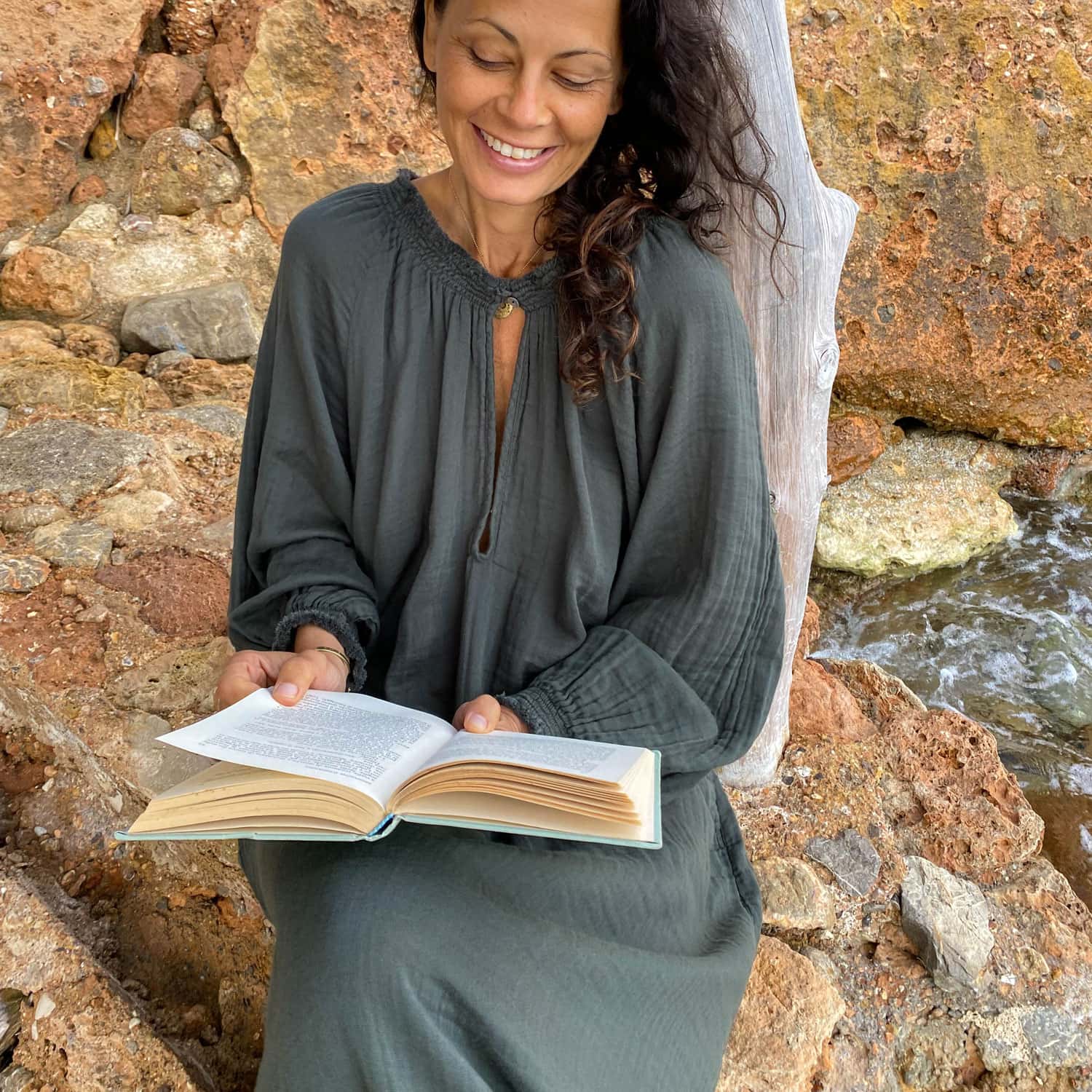 Lina Long Dress - Women - DS Double Saloo - S021 Dark Grey - n°74 E - Shop - 7400000136804