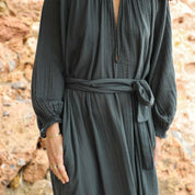 Lina Long Dress - Women - DS Double Saloo - S021 Dark Grey - n°74 E - Shop - 7400000136804