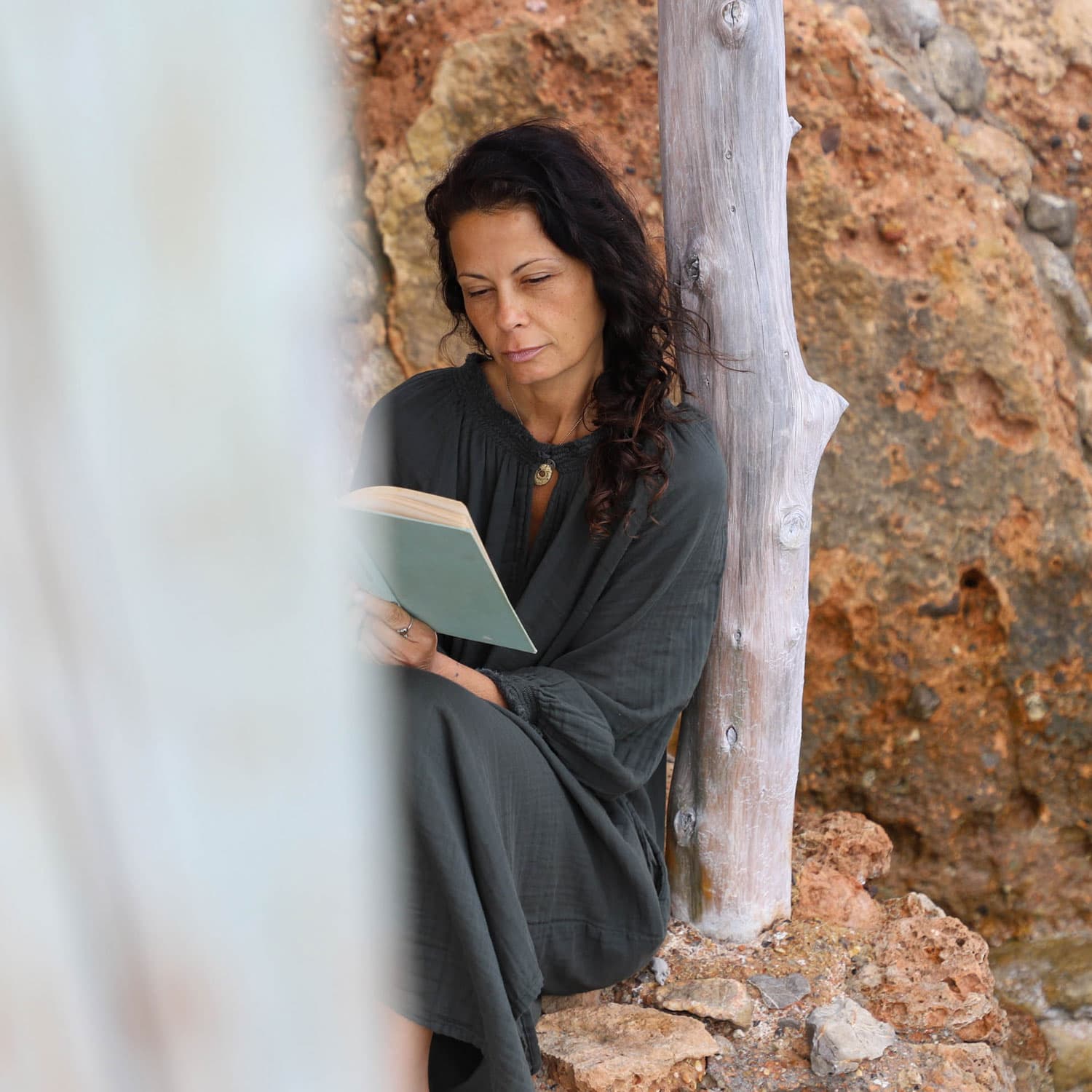 Lina Long Dress - Women - DS Double Saloo - S021 Dark Grey - n°74 E - Shop - 7400000136804