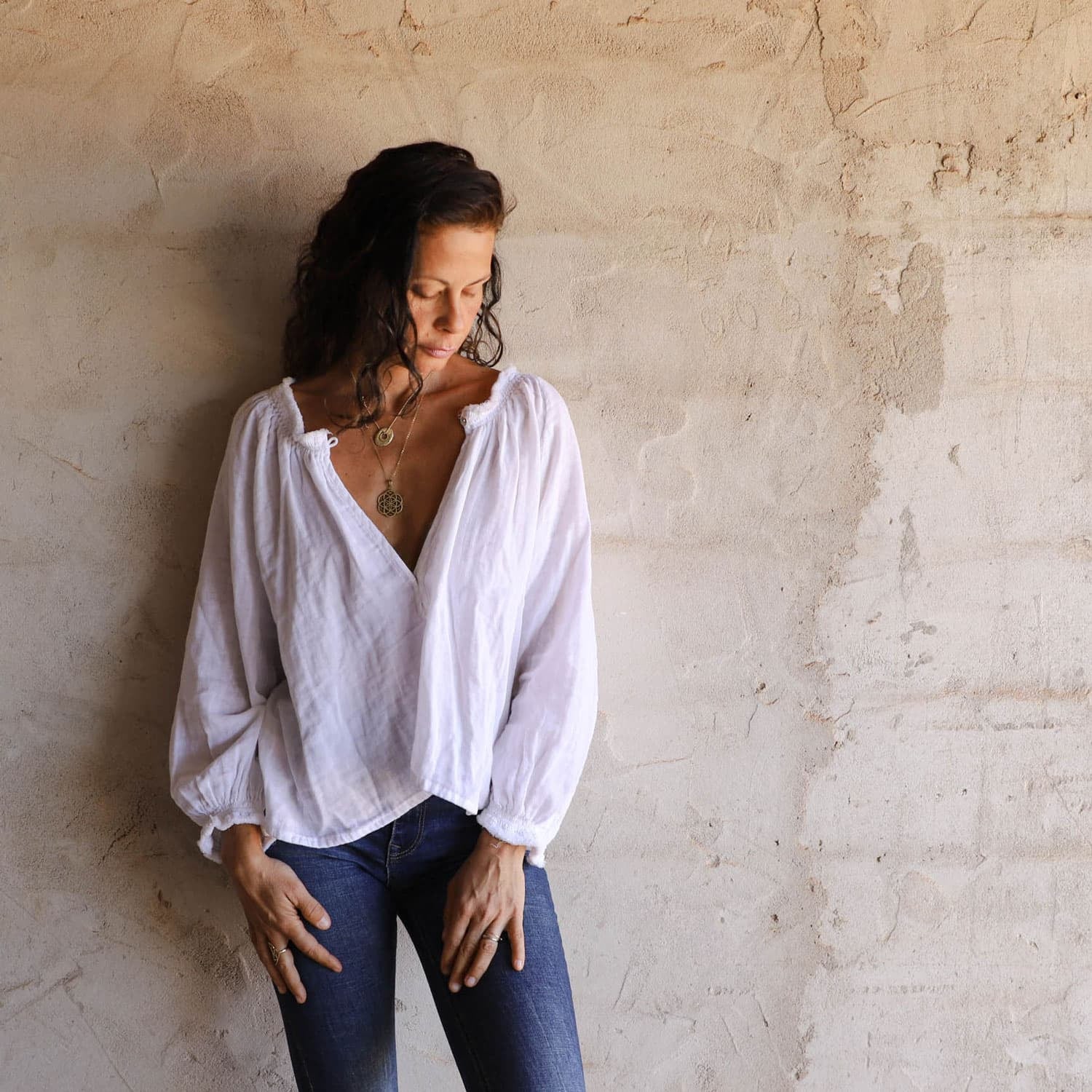 Lina Shirt - Women - DS Double Saloo - S001 White - n°74 E - Shop - 7400000136808