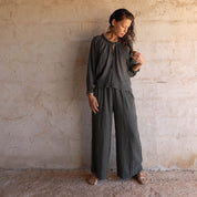 Lina Shirt - Women - DS Double Saloo - S021 Dark Grey - n°74 E - Shop - 7400000136810