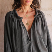 Lina Shirt - Women - DS Double Saloo - S021 Dark Grey - n°74 E - Shop - 7400000136810