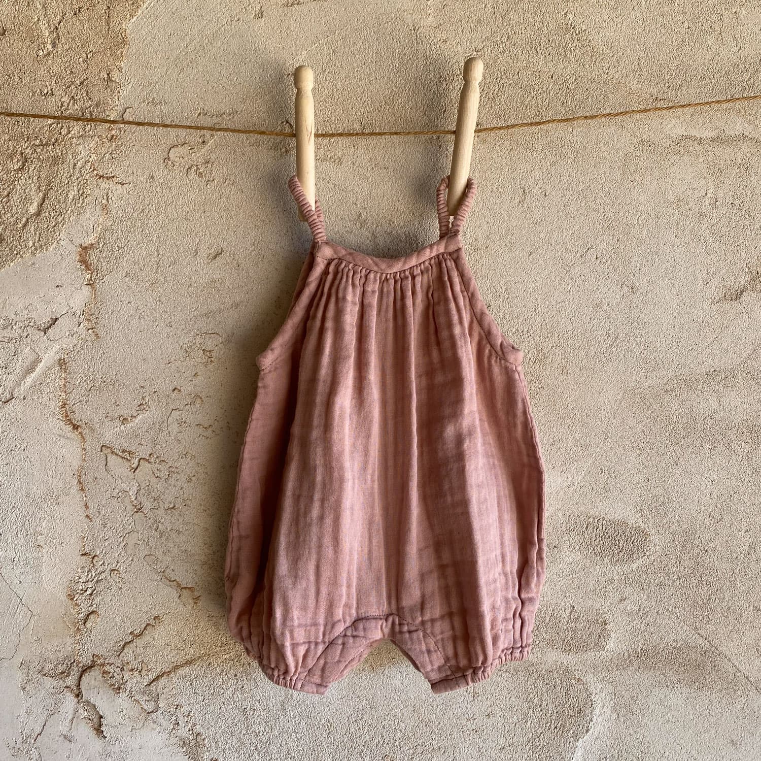 Lolita Romper - Baby - DS Double Saloo - S007 Dusty Pink - n°74 E - Shop - 7400000104198