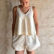 Lucille Tank Top - Women - SS Simple Saloo - S100 Raw