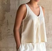 Lucille Tank Top - Women - SS Simple Saloo - S100 Raw - n°74 E - Shop - 7400000136911