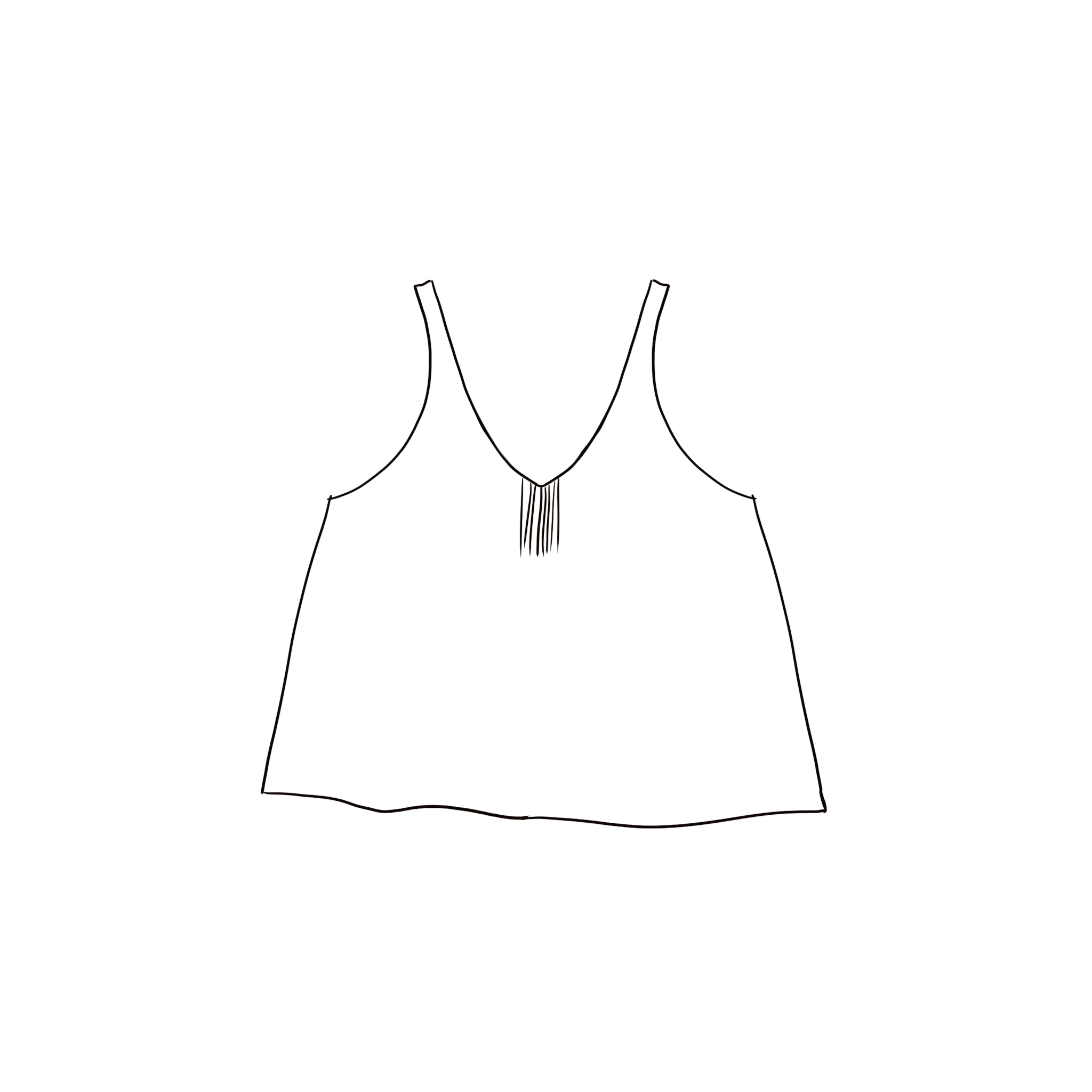 Lucille Tank Top - Women - SS Simple Saloo - S100 Raw - n°74 E - Shop - 7400000136911
