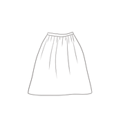 Luma Midi Skirt - Kids - DS Double Saloo - S050 Antique Bronze - n°74 E - Shop - 7400000137358