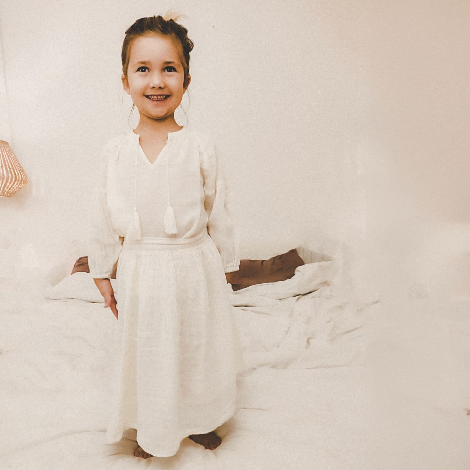 Luma Shirt - Kids - DS Double Saloo - S000 Natural - n°74 E - Shop - 7400000137346