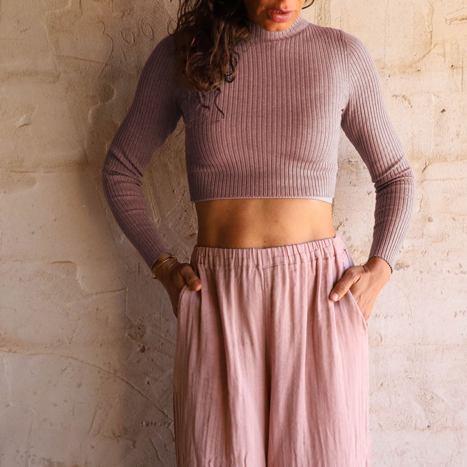 Maya Pants - Women - DS Double Saloo - S007 Dusty Pink - n°74 E - Shop - 7400000136816