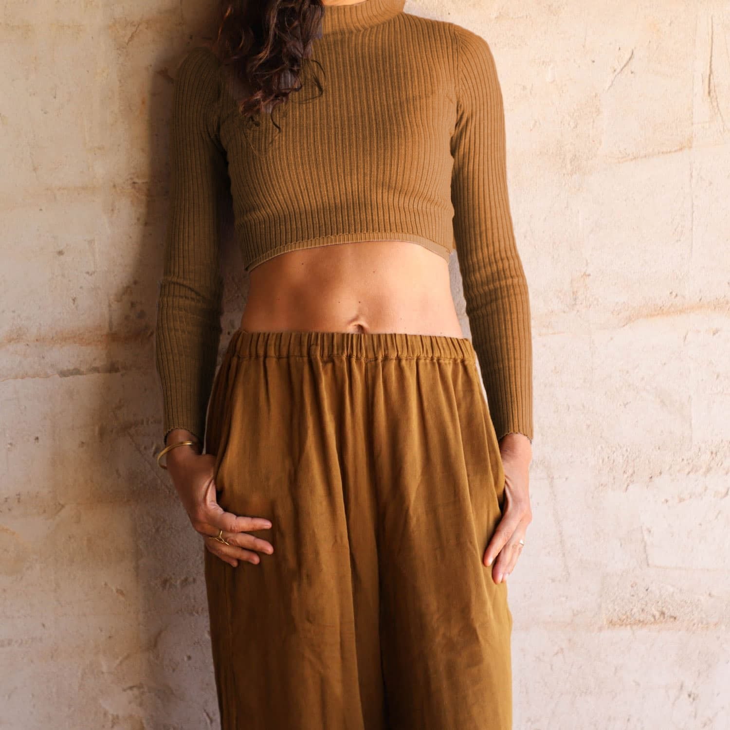 Maya Pants - Women - DS Double Saloo - S050 Antique Bronze - n°74 E - Shop - 7400000136822