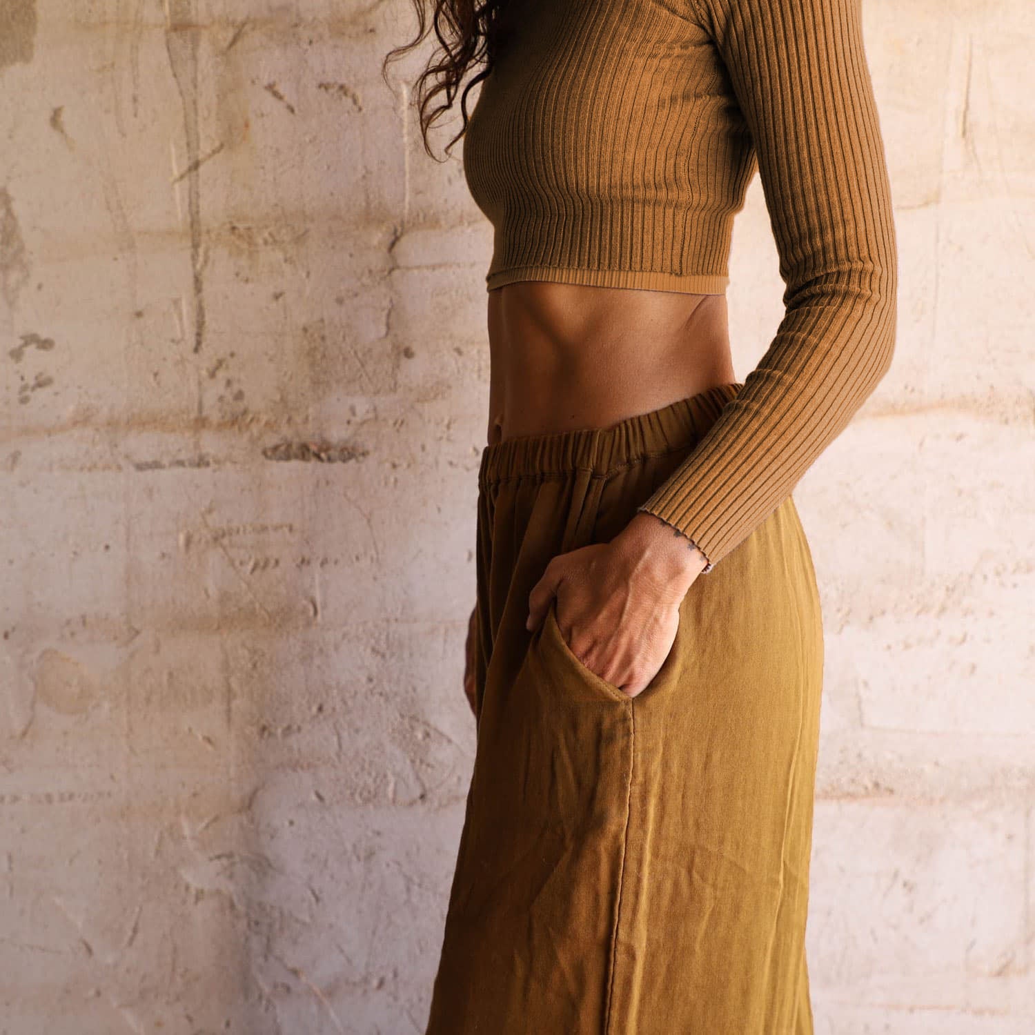 Maya Pants - Women - DS Double Saloo - S050 Antique Bronze - n°74 E - Shop - 7400000136822