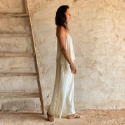 Maya Pants - Women - HS Habotai Silk 40 - S000 Natural - n°74 E - Shop - 7400000137004