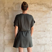 Melissa Dress - Women - DS Double Saloo - S021 Dark Grey - n°74 E - Shop - 7400000137406