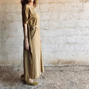 Mellina Dress - Women - HS Habotai Silk 40 - S050 Antique Bronze - n°74 E - Shop - 7400000136587