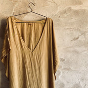 Mellina Dress - Women - HS Habotai Silk 40 - S050 Antique Bronze - n°74 E - Shop - 7400000136587