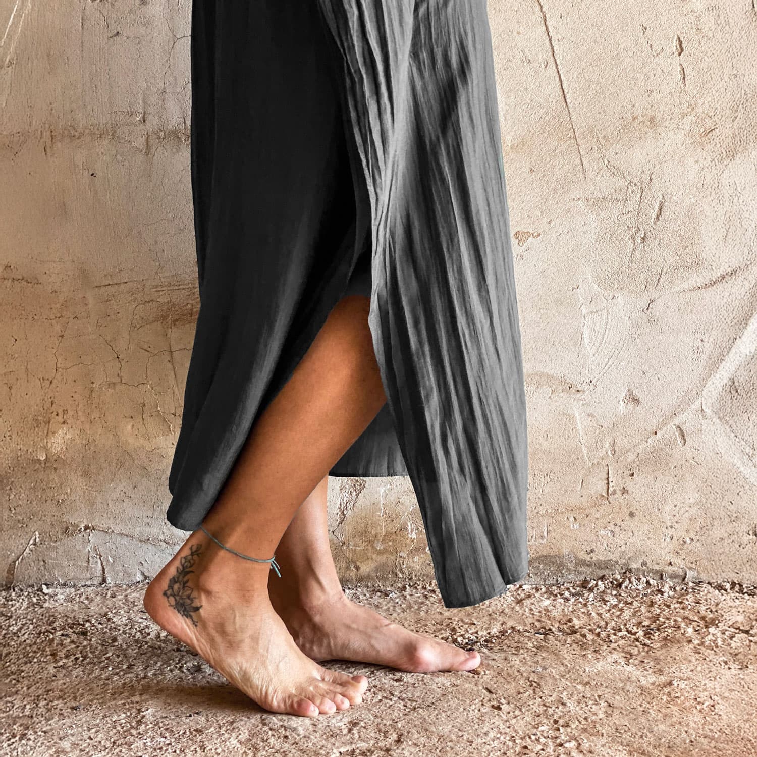 Mellina Dress - Women - HS Habotai Silk 40 - S045 Stone Grey