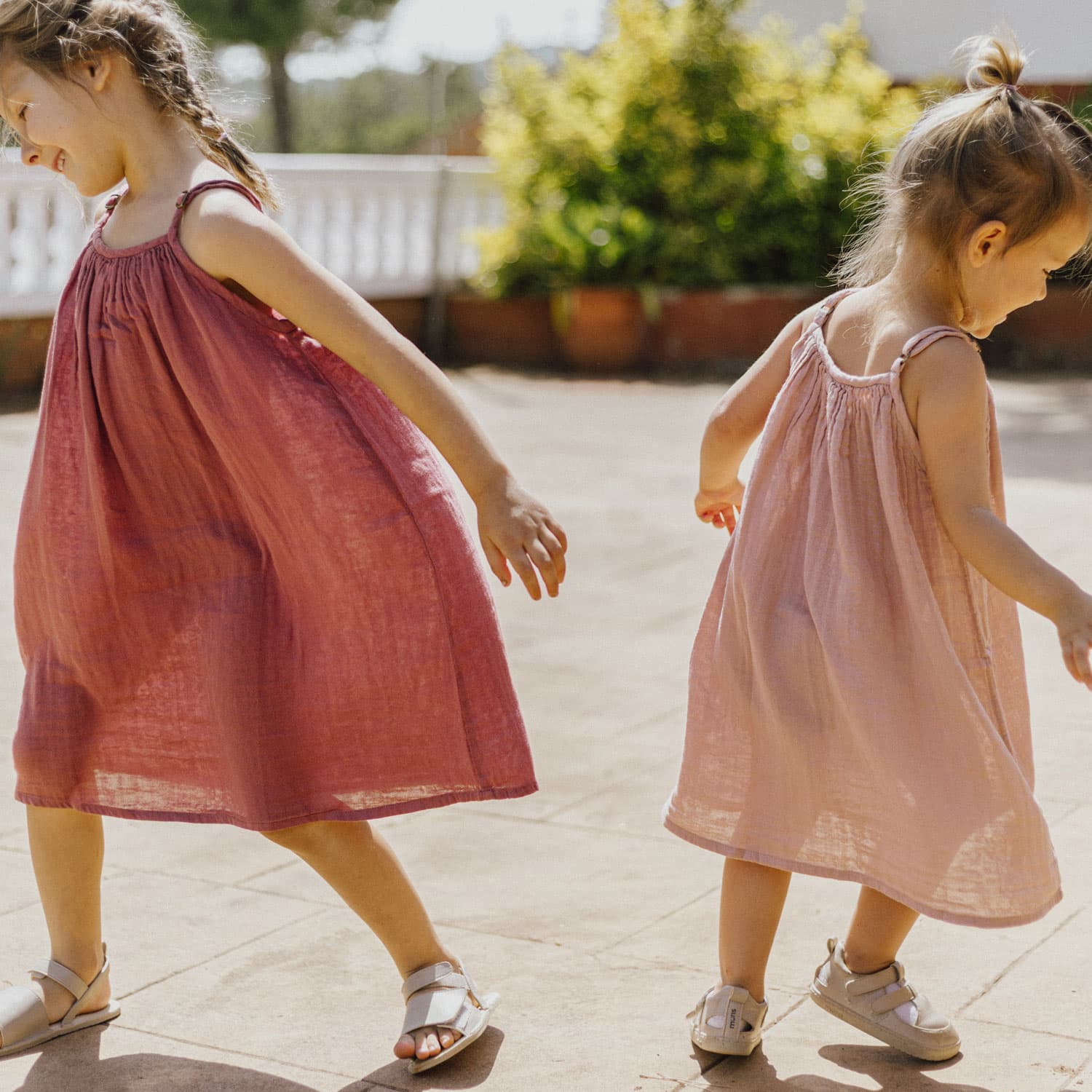 Mia Dress - Kids - DS Double Saloo - S007 Dusty Pink - n°74 E - Shop - 7400000060630