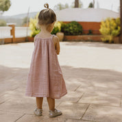 Mia Dress - Kids - DS Double Saloo - S007 Dusty Pink - n°74 E - Shop - 7400000060630